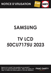 Samsung 50CU7175U Manuel D'utilisation