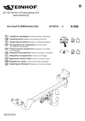 Steinhof K-086 Notice De Montage Et D'utilisation
