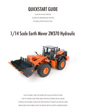 RC4WD Earth Mover ZW370 Hydraulic VV-JD00069 Guide De Démarrage Rapide