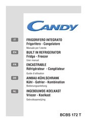 Candy BCBS 172 T Guide D'utilisation