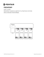 Pentair FRESHPOINT GRO-475BP Manuel D'installation Et D'utilisation