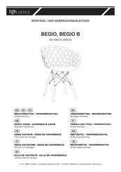 hjh OFFICE BEGIO B 830115 Instructions De Montage Et D'utilisation