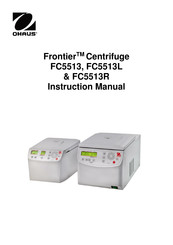 OHAUS Frontier FC5513R Manuel D'instructions