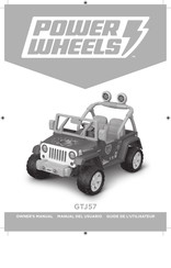 Power Wheels GTJ57 Guide De L'utilisateur