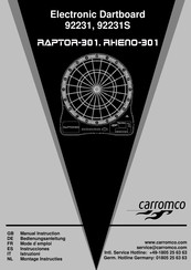 Carromco RAPTOR-301 Mode D'emploi