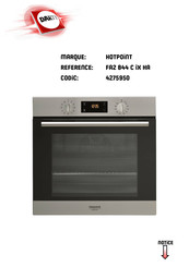 Hotpoint FA2 844 C IX HA Guide D'utilisation