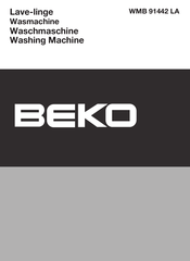 Beko WMB 91442 LA Mode D'emploi