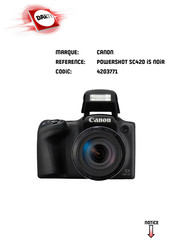 Canon PowerShot SX420 IS Guide D'utilisation