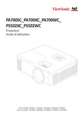 ViewSonic PA700WC Guide D'utilisation