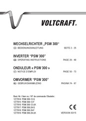 VOLTCRAFT PSW 300-12-UK Notice D'emploi