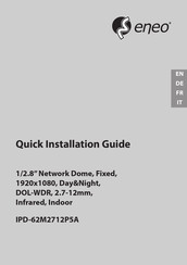 Eneo IPD-62M2712P5A Guide D'installation Rapide