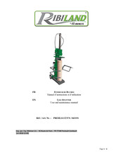 Ribimex RIBILAND PREHLS11T/VN Manuel D'instructions Et D'utilisation