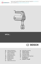 Bosch MFQ4030 Notice D'utilisation