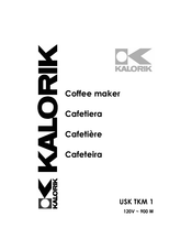 Kalorik USK TKM 1 Manuel D'instructions