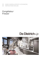 De Dietrich 6545UNX Guide D'installation Et D'utilisation