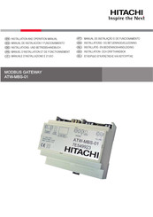 Hitachi ATW-MBS-01 Manuel D'installation Et De Fonctionnement