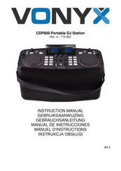 Vonyx CDP800 Manuel D'instructions