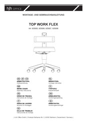 hjh OFFICE TOP WORK FLEX 925006 Instructions De Montage Et D'utilisation