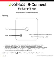 ECOheat R-Connect Mode D'emploi Et D'installation