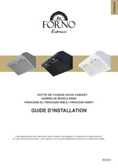 Forno Espresso FRHUC5255-30WHT Guide D'installation