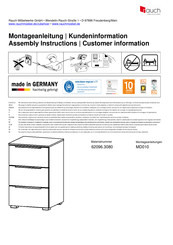Rauch MD010 62096.3080 Instructions De Montage