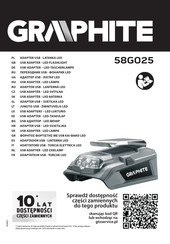 GRAPHITE 58G025 Mode D'emploi