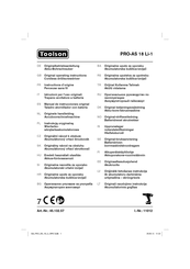 Toolson 45.132.57 Instructions D'origine