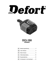 Defort 98299564 Mode D'emploi