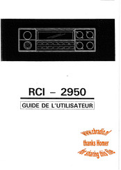 Ranger RCI-2950 Guide De L'utilisateur