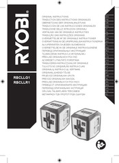 Ryobi RBCLLR1 Traduction Des Instructions Originales