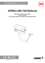 fadini Aproli 280/700 Robusto Notice D'instructions