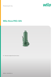 Wilo Rexa PRO-S04 Notice De Montage Et De Mise En Service