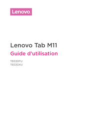 Lenovo Tab M11 Guide D'utilisation