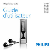 Philips PSA110/17B Guide D'utilisateur