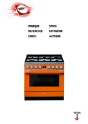 Smeg CPF9GPOR Mode D'emploi