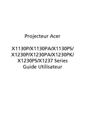 Acer X1230P Serie Guide Utilisateur