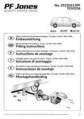 PF Jones 29250513PF Instructions De Montage