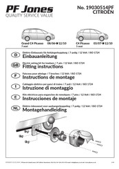 PF Jones 19030514PF Instructions De Montage