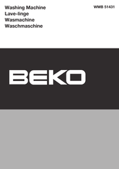 Beko WMB 51431 Mode D'emploi