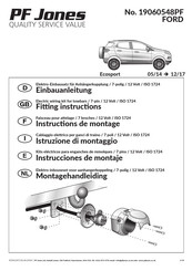 PF Jones 19060548PF Instructions De Montage