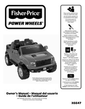 Fisher-Price Power Wheels X6647 Guide De L'utilisateur