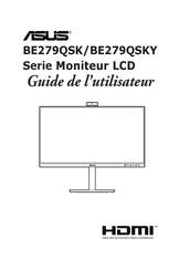 Asus BE279QSK Serie Guide De L'utilisateur