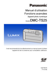 Panasonic Lumix DMC-TS25 Manuel D'utilisation