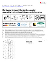 Rauch ML036 AD835.4890 Instructions De Montage