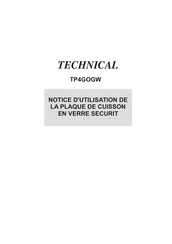 Technical TP4GOGW Notice D'utilisation
