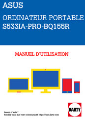 Asus S533IA-PRO-BQ155R Manuel Électronique