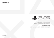 Sony PlayStation 5 Digital Edition Guide De Mise En Route