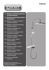Cornat TECBW3424 Manuel De Montage Et D'utilisation