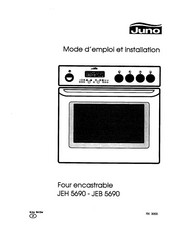 Juno JEH 5690 Mode D'emploi Et Installation