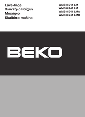 Beko WMB 81041 LM Mode D'emploi